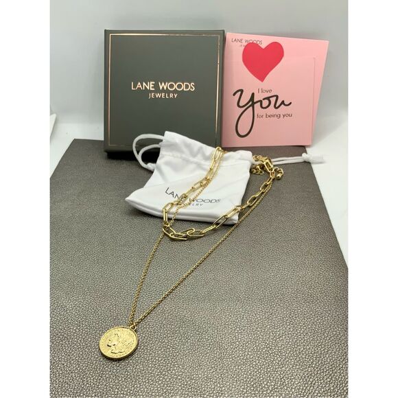 Lane Woods Jewelry Gold Chain Set - Picture 7 of 8